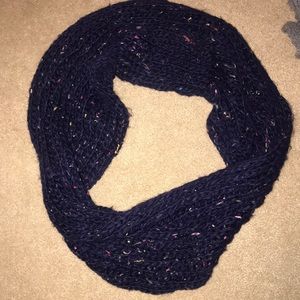 Navy blue Infiniti scarf
